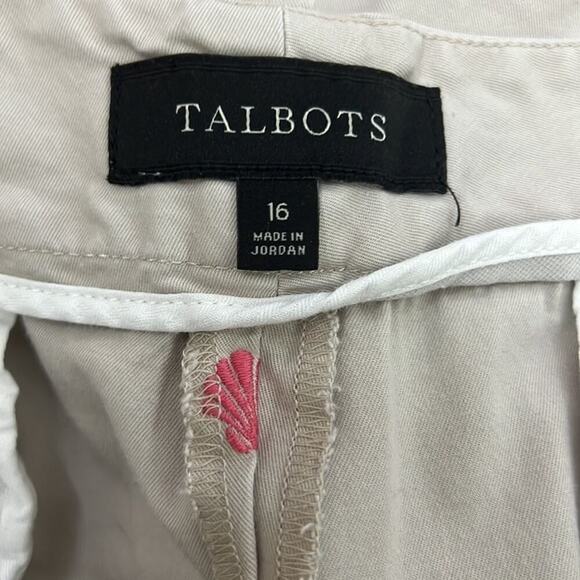 TALBOTS CURVY KHAKI‎ CAPRI SIZE 16 - Picture 3 of 5
